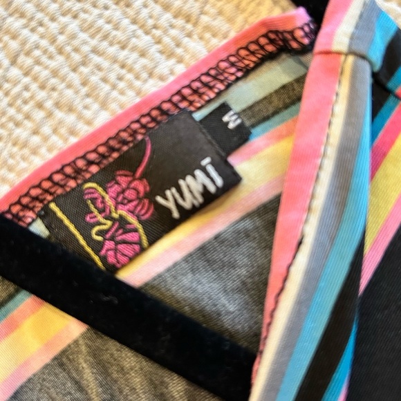 Asian inspired dress with V neck front and back, empire waist - Picture 3 of 4